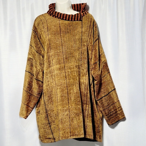 Vermont Artisan Handwoven Oversized Sweater Shirt (XL) - Picture 3 of 10